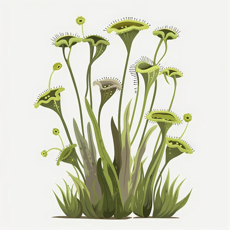 Carnivorous Plants Illustration