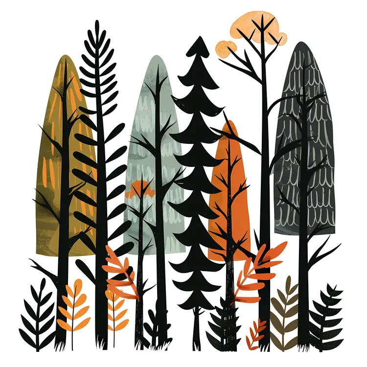 Autumn Forest Illustration
