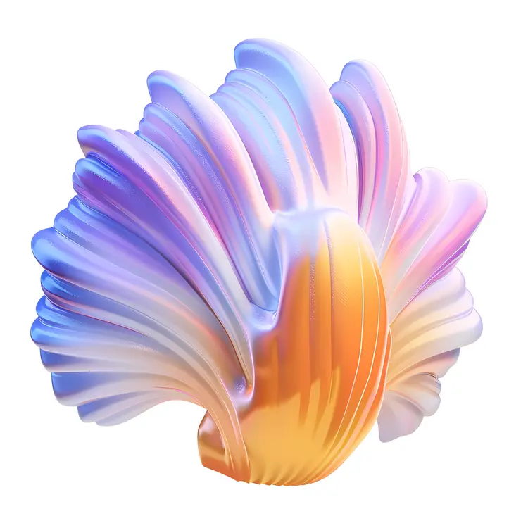 Colorful Iridescent Shell