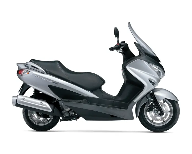 Silver Scooter for Urban Commuting