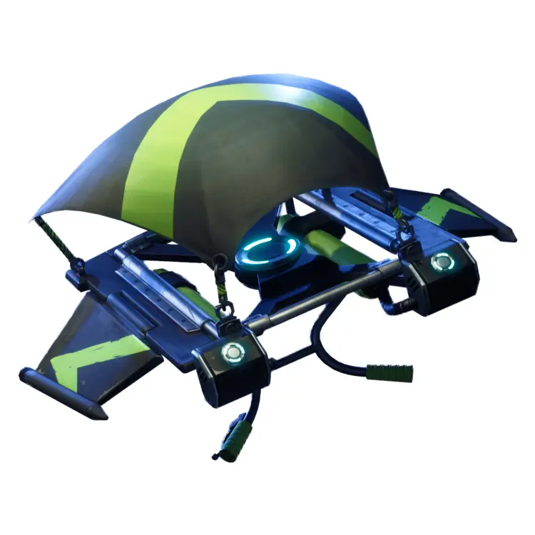Green and Black Glider from Video Game
