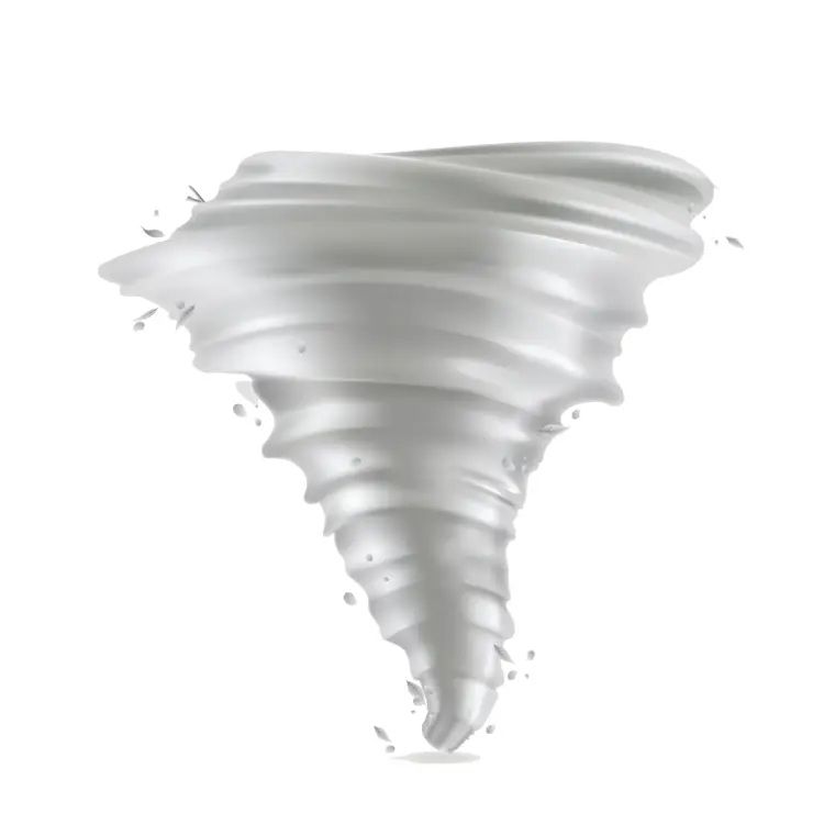 Powerful Tornado in Motion