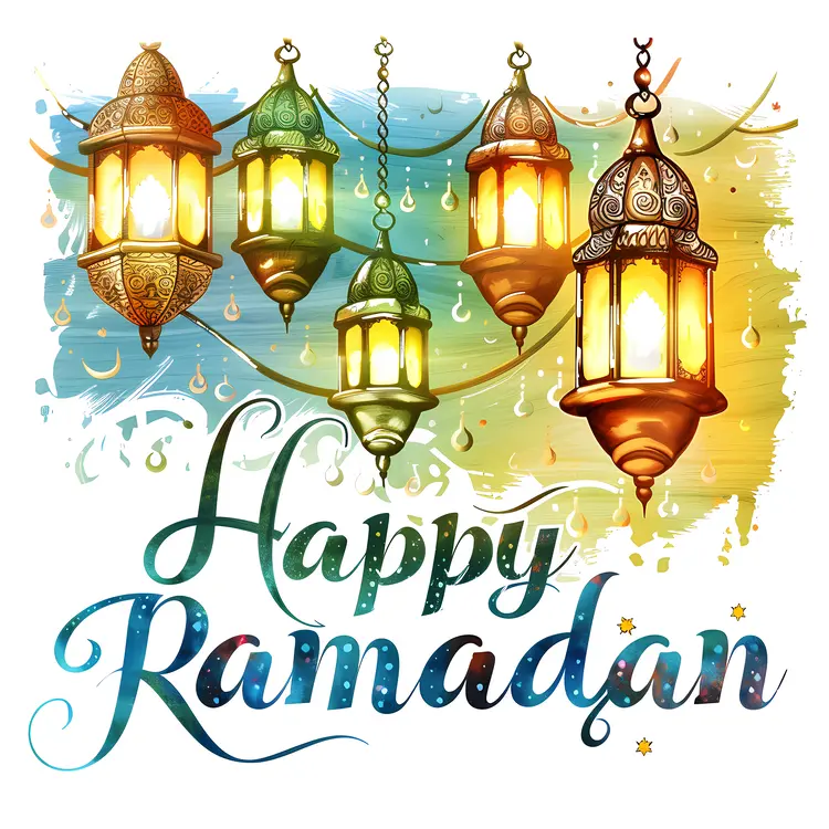 Colorful Lanterns for Ramadan Celebration