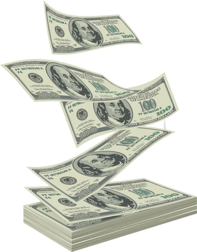 Stack of Hundred Dollar Bills
