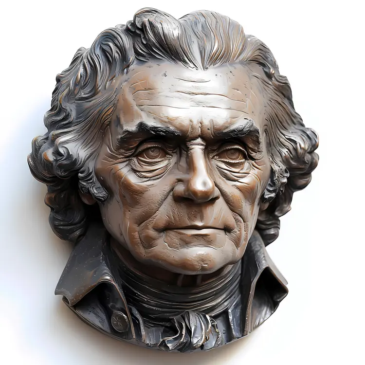 Bronze Bust of a Historical Figure
