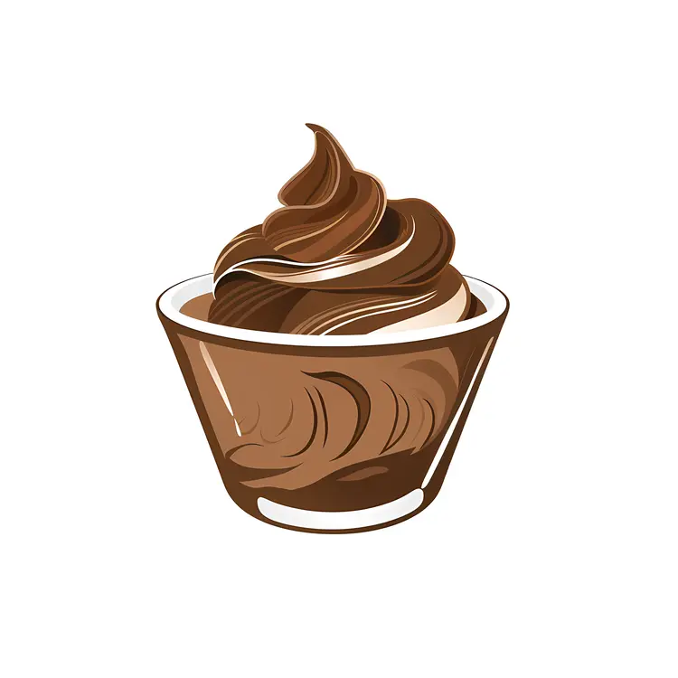 Simple Chocolate Dessert in a Cup
