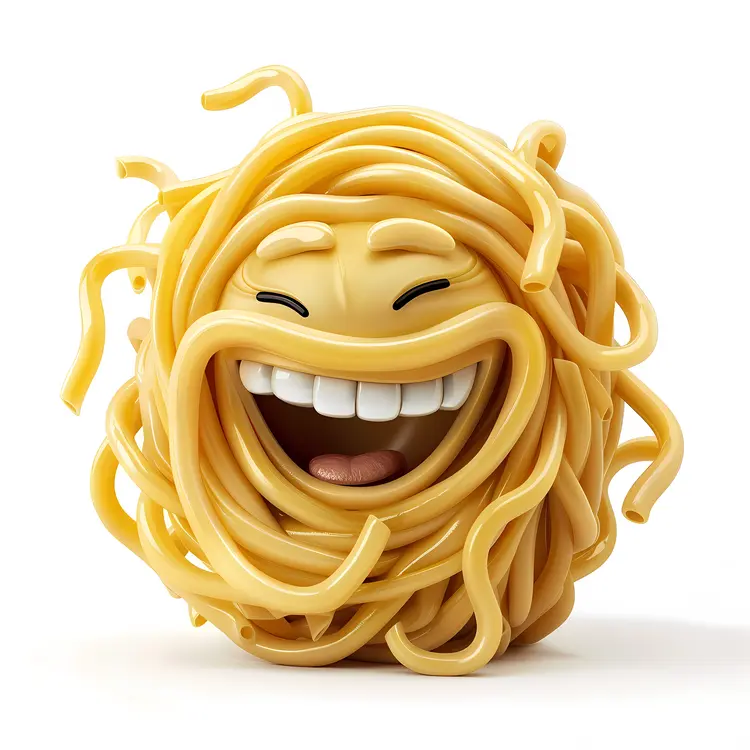 Smiling Cartoon Noodles