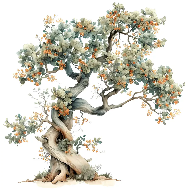 Twisted Orange Tree