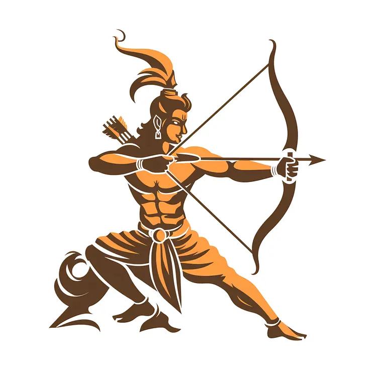 Mythical Archer in Action