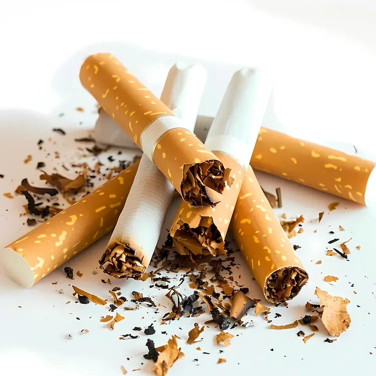 Broken Cigarettes Illustration