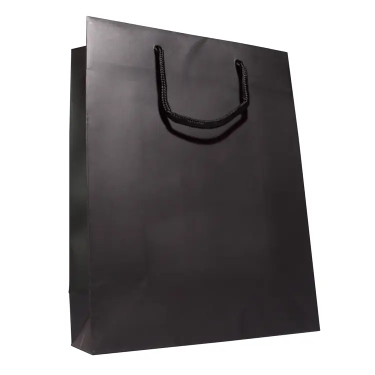 Black Shopping Bag with Handle