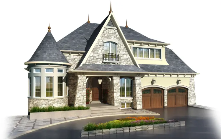 Elegant Stone House