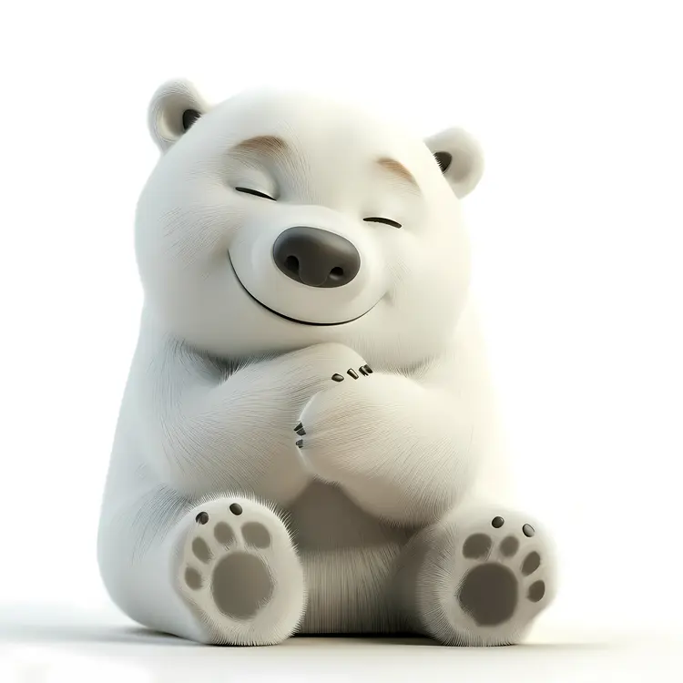 Cute Polar Bear Cartoon