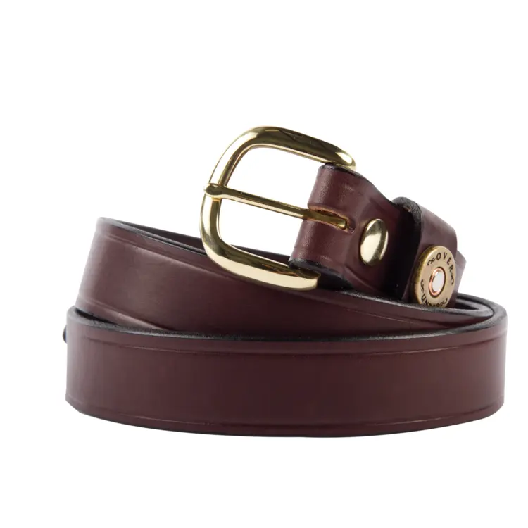 Elegant Brown Leather Belt
