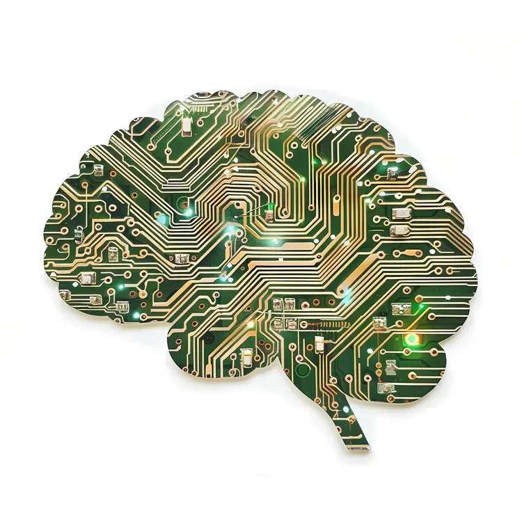 Circuit Brain Symbol