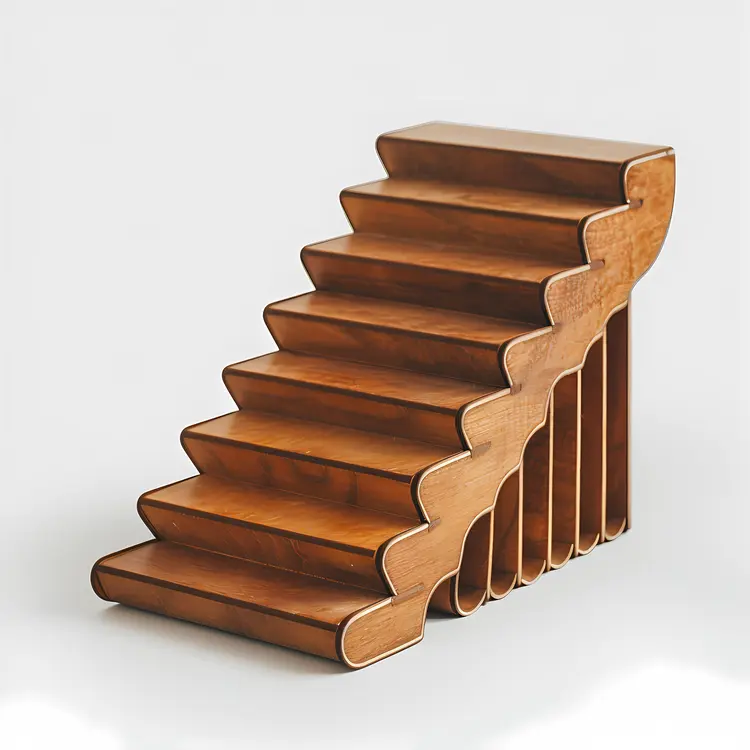 Creative Unique Wooden Staircase