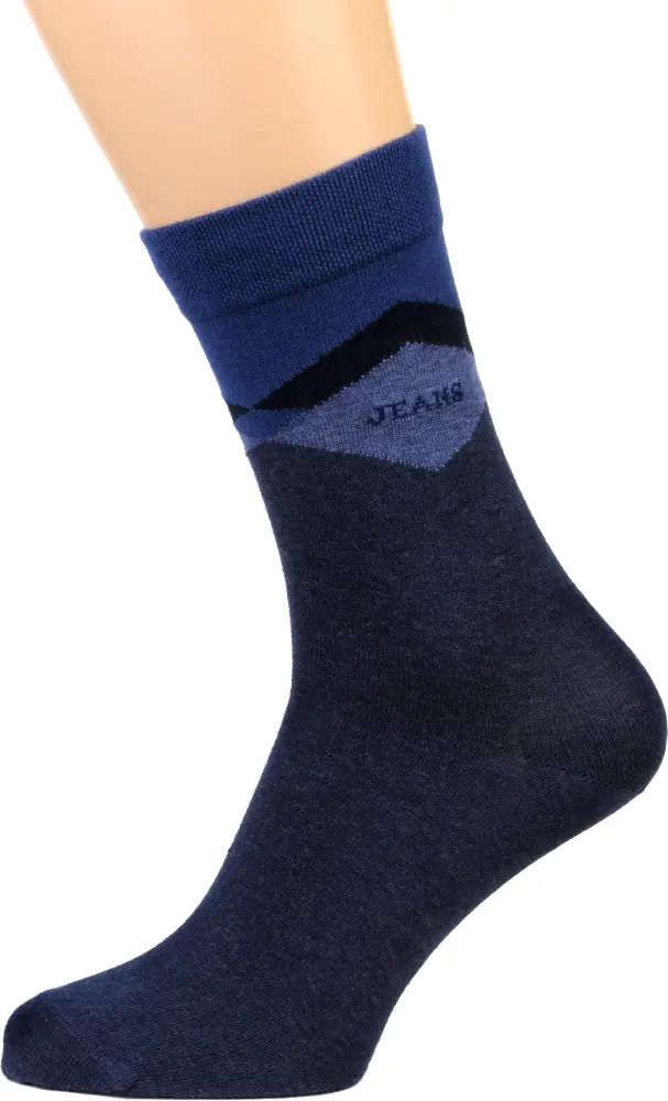 Blue Sock with Jeans Design
