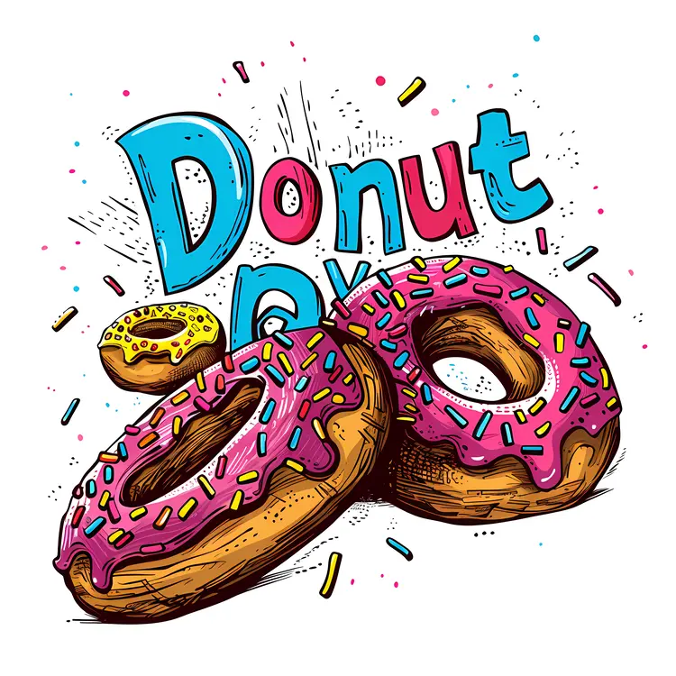 Pink Donuts for Donut Day