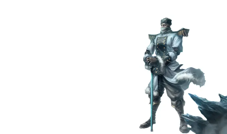 Character with Staff in Armor
