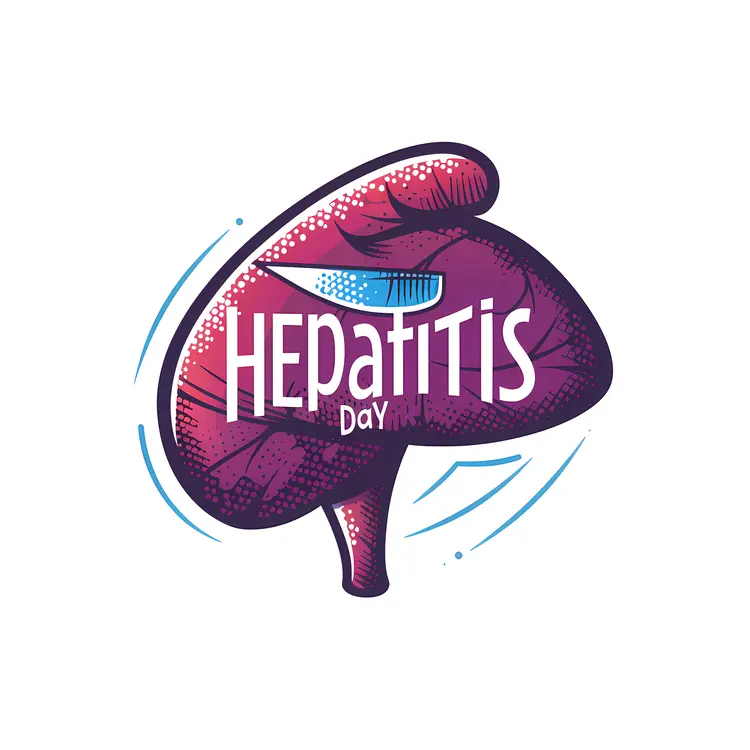 Cartoon Liver Illustration for Hepatitis Day