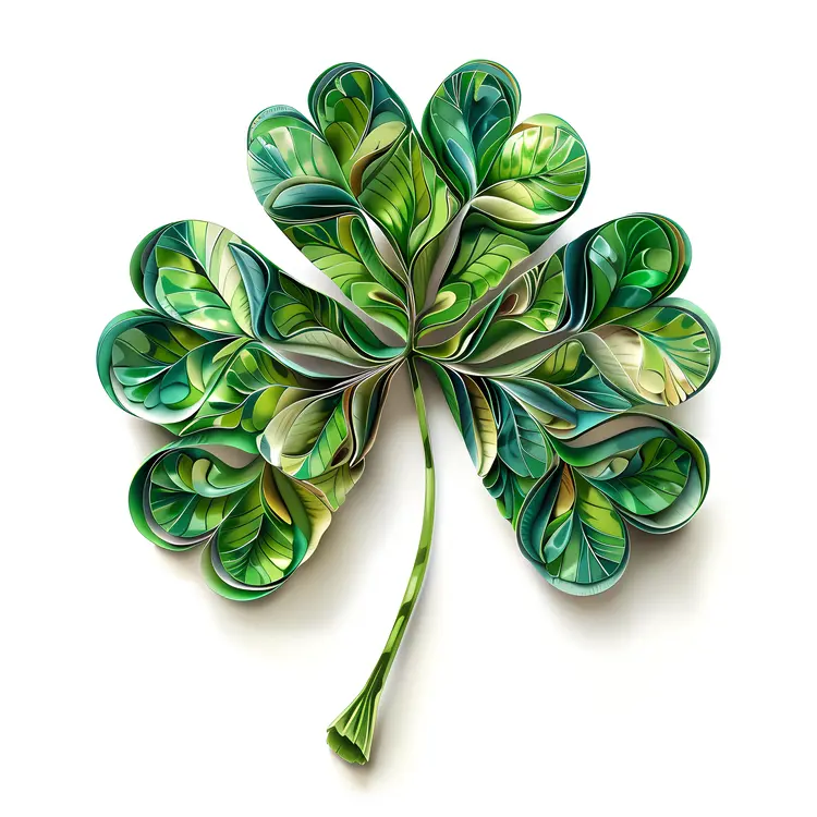 Layered Clover Art