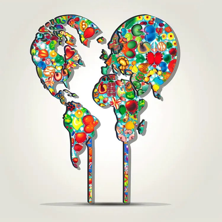 Colorful Kidney Art
