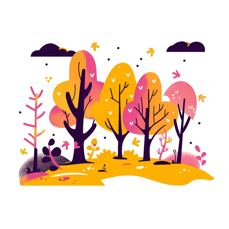 Colorful Autumn Trees
