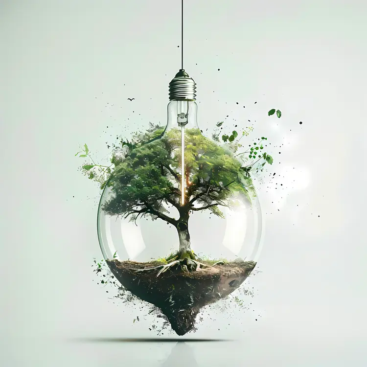 Tree in Lightbulb