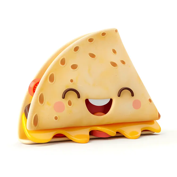 Happy Taco Character