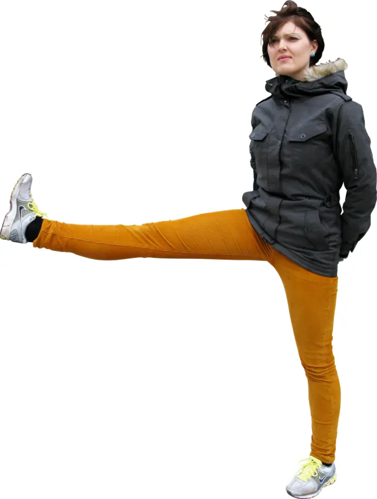 Person Stretching Leg