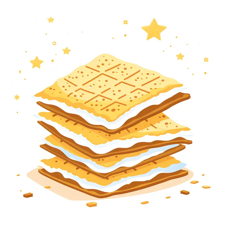 Layered Crackers with Cream Filling