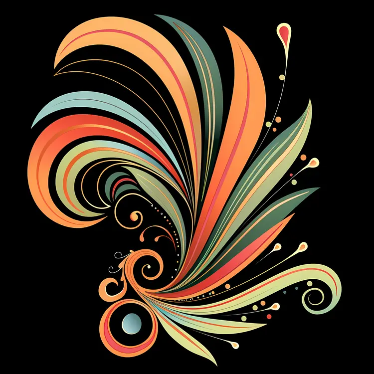 Colorful Abstract Ornamental Design