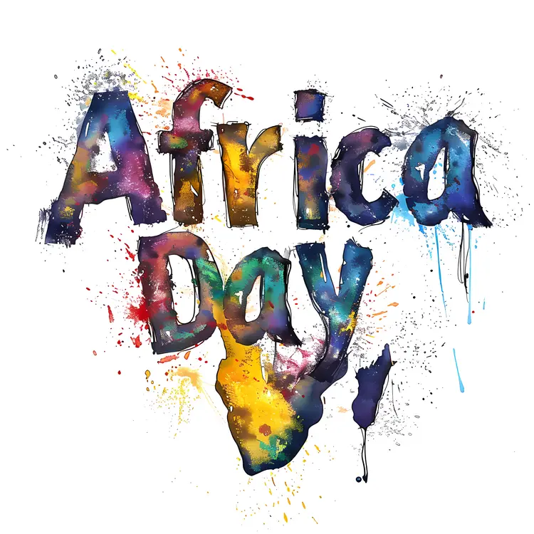 Vibrant Africa Day Celebration Art