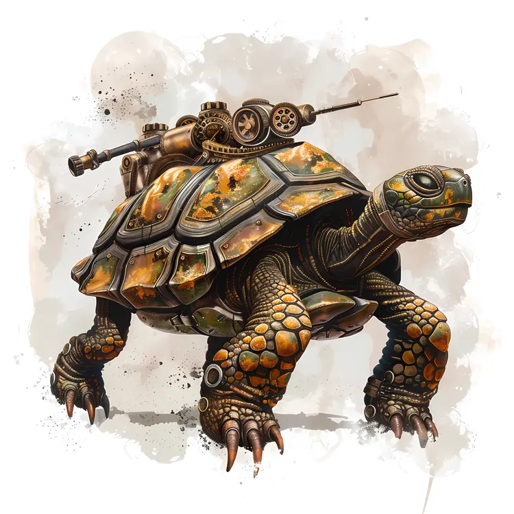 Armored Steampunk Turtle