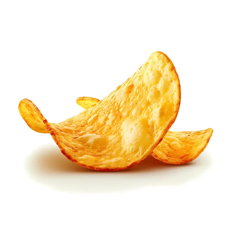 Golden Crispy Potato Chips