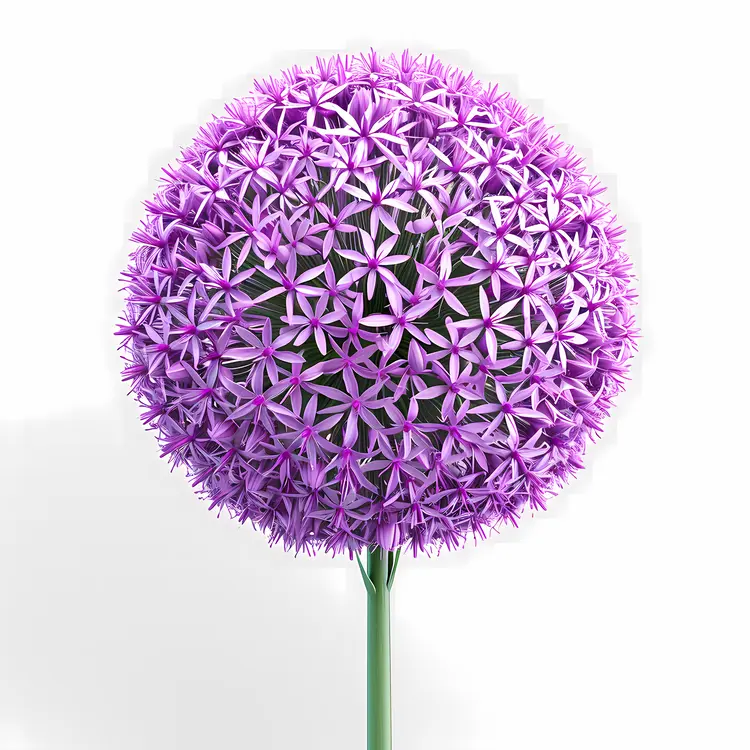 Large Purple Allium Flower