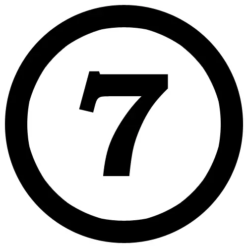 Number 7 Symbol