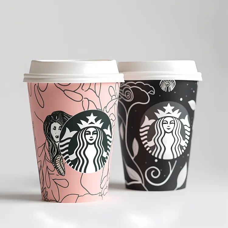 Starbucks Cups with Artistic Designs