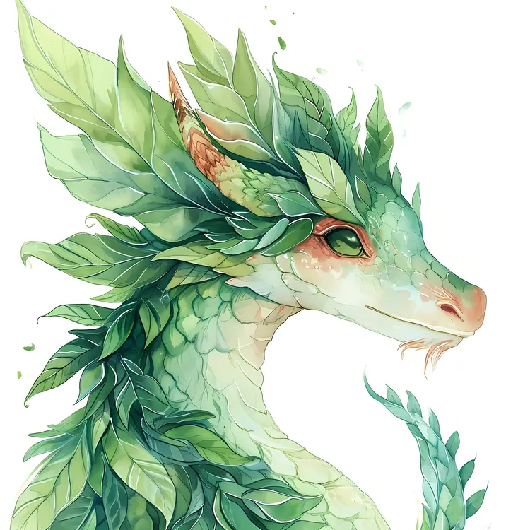 Leafy Dragon with Green Scales