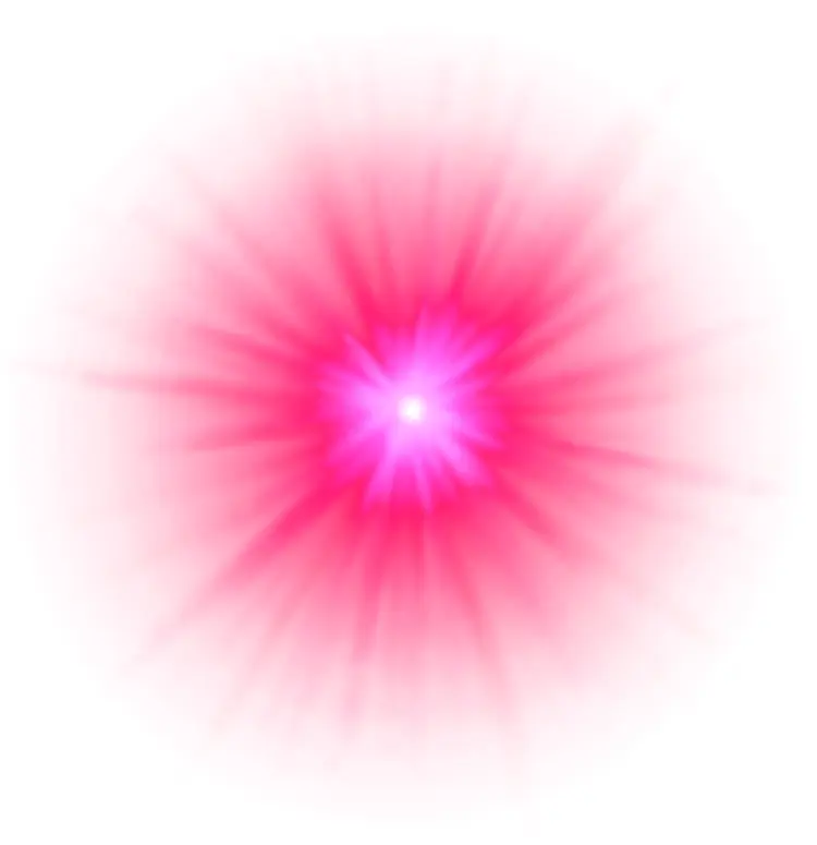 Pink Radiant Light Effect