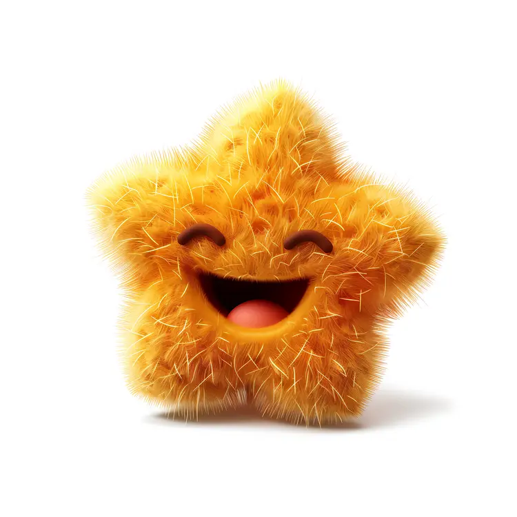 Cute Yellow Star Creature