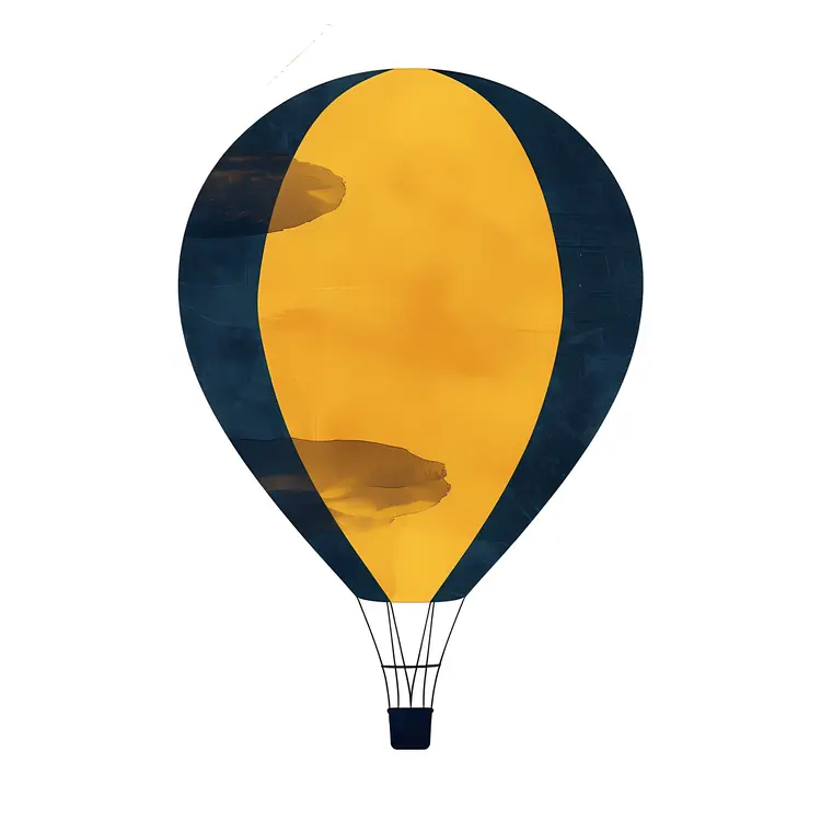 Modern Colorful Hot Air Balloon