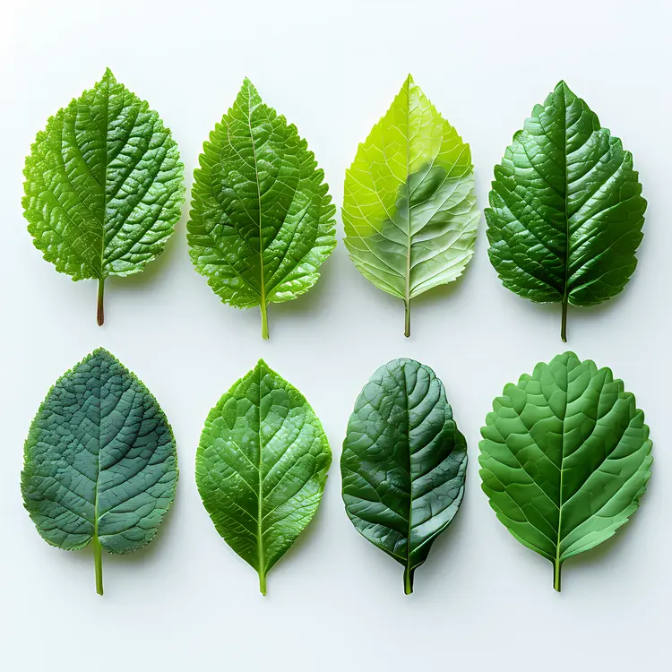Variety of Green Leaves