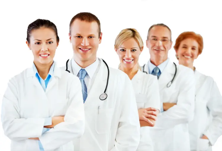Group of Doctors in White Coats