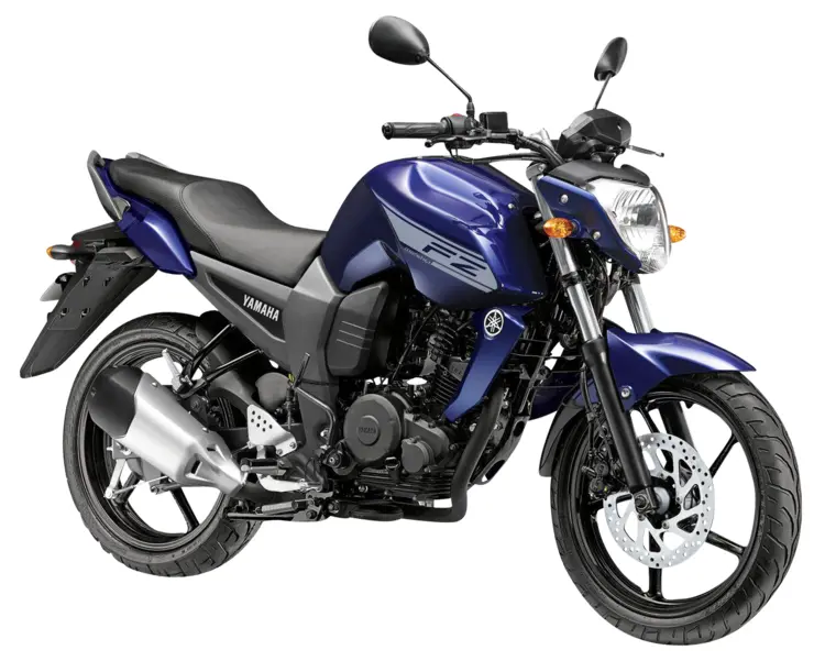 Stylish Blue Motorcycle