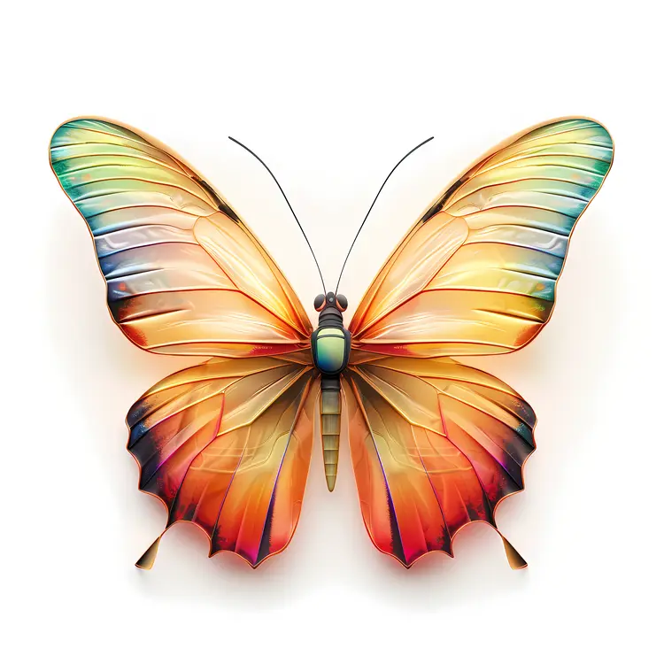 Colorful Butterfly with Vibrant Wings