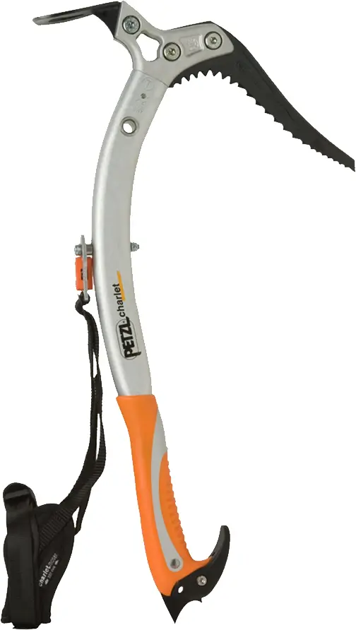 Orange Ice Axe for Climbing and Mountaineering
