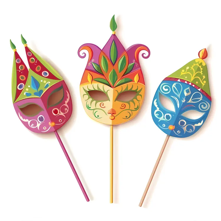 Colorful Festive Masks