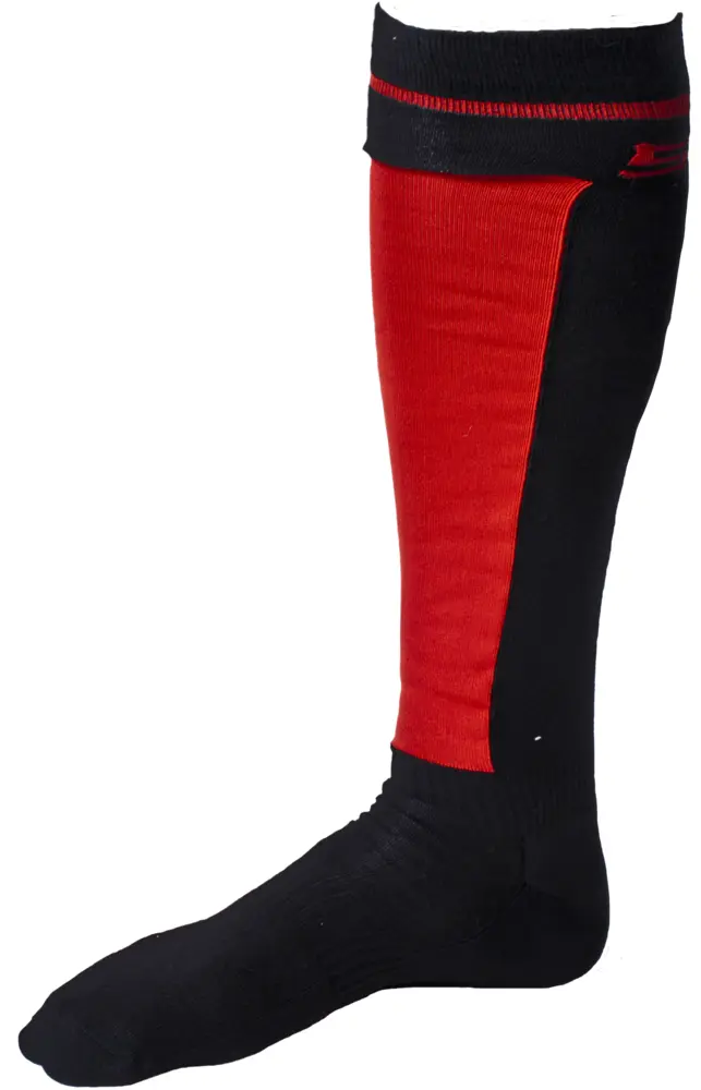 Sporty Red and Black Sock