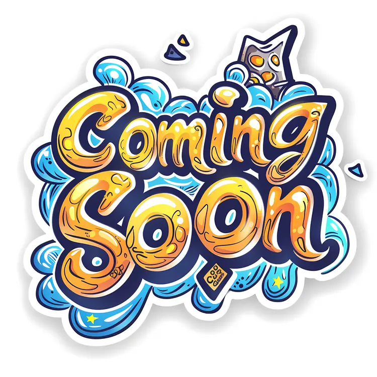 Colorful Coming Soon Sign